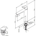 Смеситель AM.PM Like F8092200 для раковины, с донным клапаном