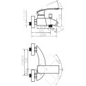 Смеситель Argo Alfa 35-05P для ванны с душем