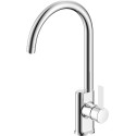 Смеситель Argo Button 35-09L для кухонной мойки, белый
