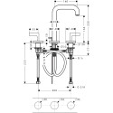 Смеситель Axor Citterio 39135330 для раковины, полированный чёрный