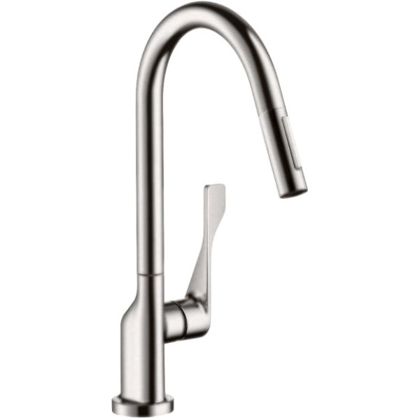 Смеситель Axor Citterio 39835800 для кухонной мойки, сталь