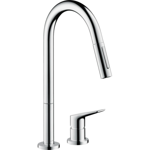 Смеситель Axor Citterio M 34822000 для кухонной мойки, хром
