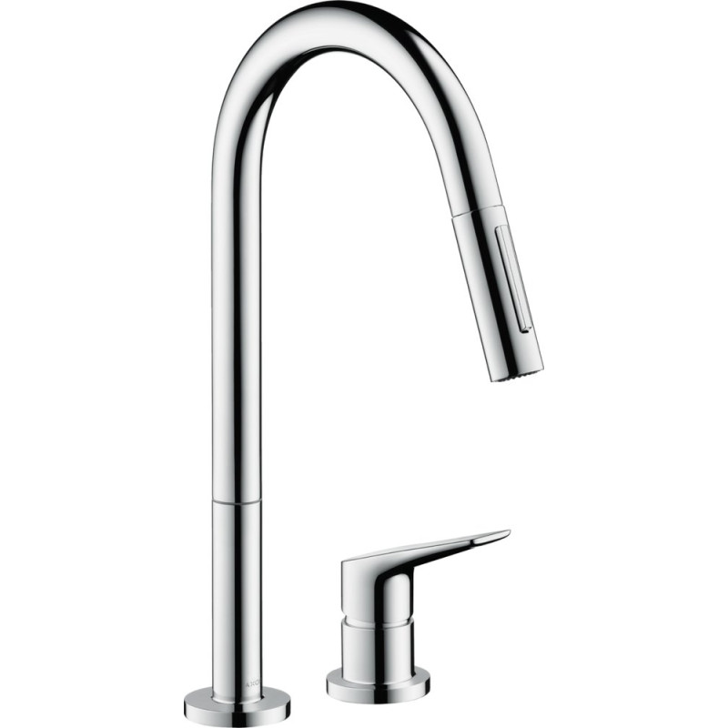 Смеситель Axor Citterio M 34822000 для кухонной мойки, хром