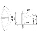 Смеситель Blanco Alta Compact 520729 для кухонной мойки