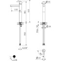 Смеситель Cezares Leaf LC1-01-W0 для раковины