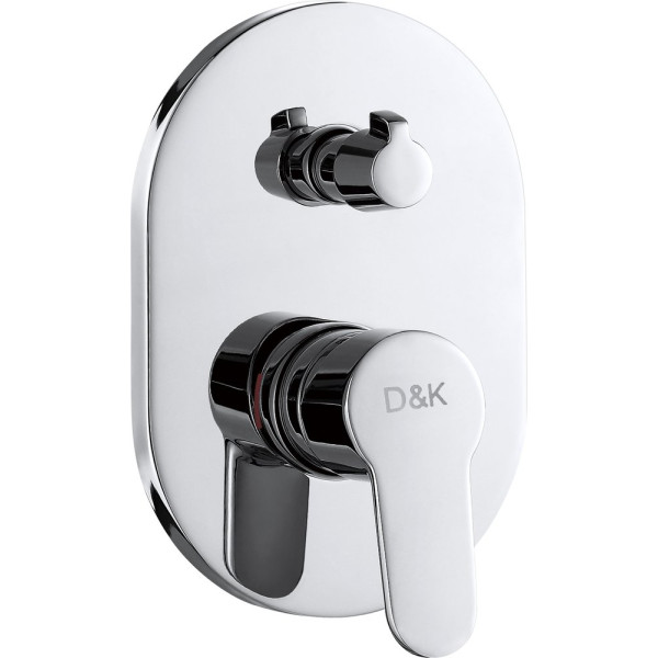 Смеситель D&K Rhein Marx DA1394801 С ВНУТРЕННЕЙ ЧАСТЬЮ, для ванны с душем