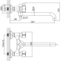 Смеситель D&K Torhall Hessen DA1413341 универсальный