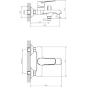 Смеситель Decoroom SO23 SO23036 для ванны с душем