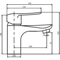 Смеситель Dorff Ultra D5002100 для раковины