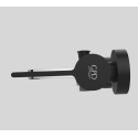 Смеситель GPD Gildo MBB165-K-S для ванны с душем, хром, черный