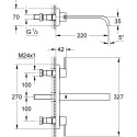 Смеситель Grohe Allure 20193000 для раковины