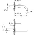 Смеситель Grohe Atrio New Joy 19287DC3 для раковины