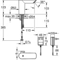 Смеситель Grohe Bau Cosmopolitan E 36453000 для раковины