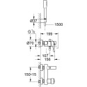 Смеситель Grohe Concetto 32212001 для ванны с душем