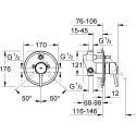 Смеситель Grohe Concetto 32214001 С ВНУТРЕННЕЙ ЧАСТЬЮ
