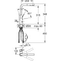 Смеситель Grohe Essence 30270000 для кухонной мойки, хром