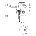 Смеситель Grohe Eurodisc Cosmopolitan 3317820E для раковины, хром