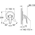 Смеситель Grohe Euroeco Special 32784000 для душа