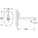 Смеситель Grohe Eurosmart Cosmopolitan E 36376000 для раковины, хром