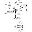 Смеситель Grohe Eurosmart New 32467002 для раковины
