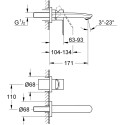 Смеситель Grohe Eurostyle Cosmopolitan 19571002 для раковины
