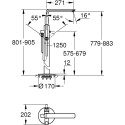 Смеситель Grohe Lineare New 23792DC1 напольный