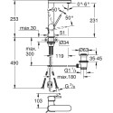 Смеситель Grohe Plus 23843003 для раковины