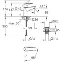 Смеситель Grohe Start Edge 23900001 для раковины