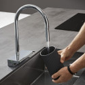 Смеситель Hansgrohe Aquno Select M81 73837000 для кухонной мойки, хром