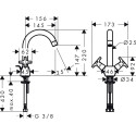 Смеситель Hansgrohe Logis Classic 71271000 для раковины