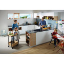 Смеситель Hansgrohe Metris Select M71 73804000 для кухонной мойки, хром