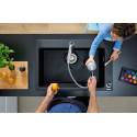 Смеситель Hansgrohe Metris Select M71 73825000 для кухонной мойки, хром