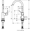 Смеситель Hansgrohe Talis 32080000 для раковины