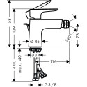 Смеситель Hansgrohe Talis E 71720340 для биде