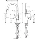 Смеситель Hansgrohe Talis S 72813000 для кухонной мойки