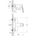 Смеситель IDDIS Carlow Plus CRPSB00i03WA для душа