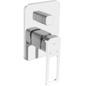 Смеситель IDDIS Slide SLISB00i67 С ВНУТРЕННЕЙ ЧАСТЬЮ, для ванны с душем