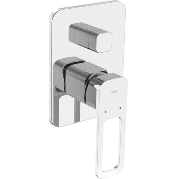 Смеситель IDDIS Slide SLISB00i67 С ВНУТРЕННЕЙ ЧАСТЬЮ, для ванны с душем