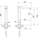 Смеситель IDDIS Slide SLISB01i01 для раковины, хром