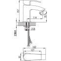 Смеситель IDDIS Vane YA16177C для раковины