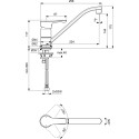 Смеситель Ideal Standard Alpha BC490AA для кухонной мойки