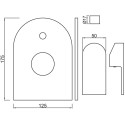 Смеситель Jaquar Lyric LYR-CHR-38065K для ванны с душем