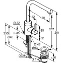 Смеситель Kludi Bozz 382940576 для раковины