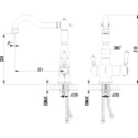 Смеситель Lemark Comfort LM3065C для кухонной мойки
