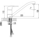 Смеситель Lemark Pramen LM3304C для кухонной мойки