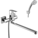 Смеситель Lemark plus Factor LM1651C универсальный + душевая штанга