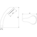 Смеситель Milardo Tring TRISBL2M10 универсальный