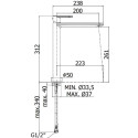 Смеситель Paffoni Candy CA081CR для раковины