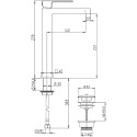 Смеситель Paini Dax-R 84PZ211LLR для раковины