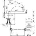 Смеситель Paini F1 F1CR3062SKM для биде